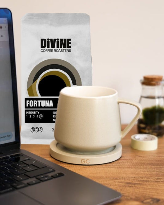 Mug + Personalised Coaster and Coffee Set - Divine x Avorium