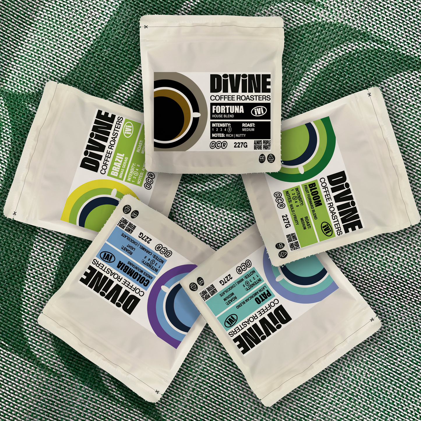 DIVINE STARTER SELECTION PACK (5 UNIQUE COFFEES)