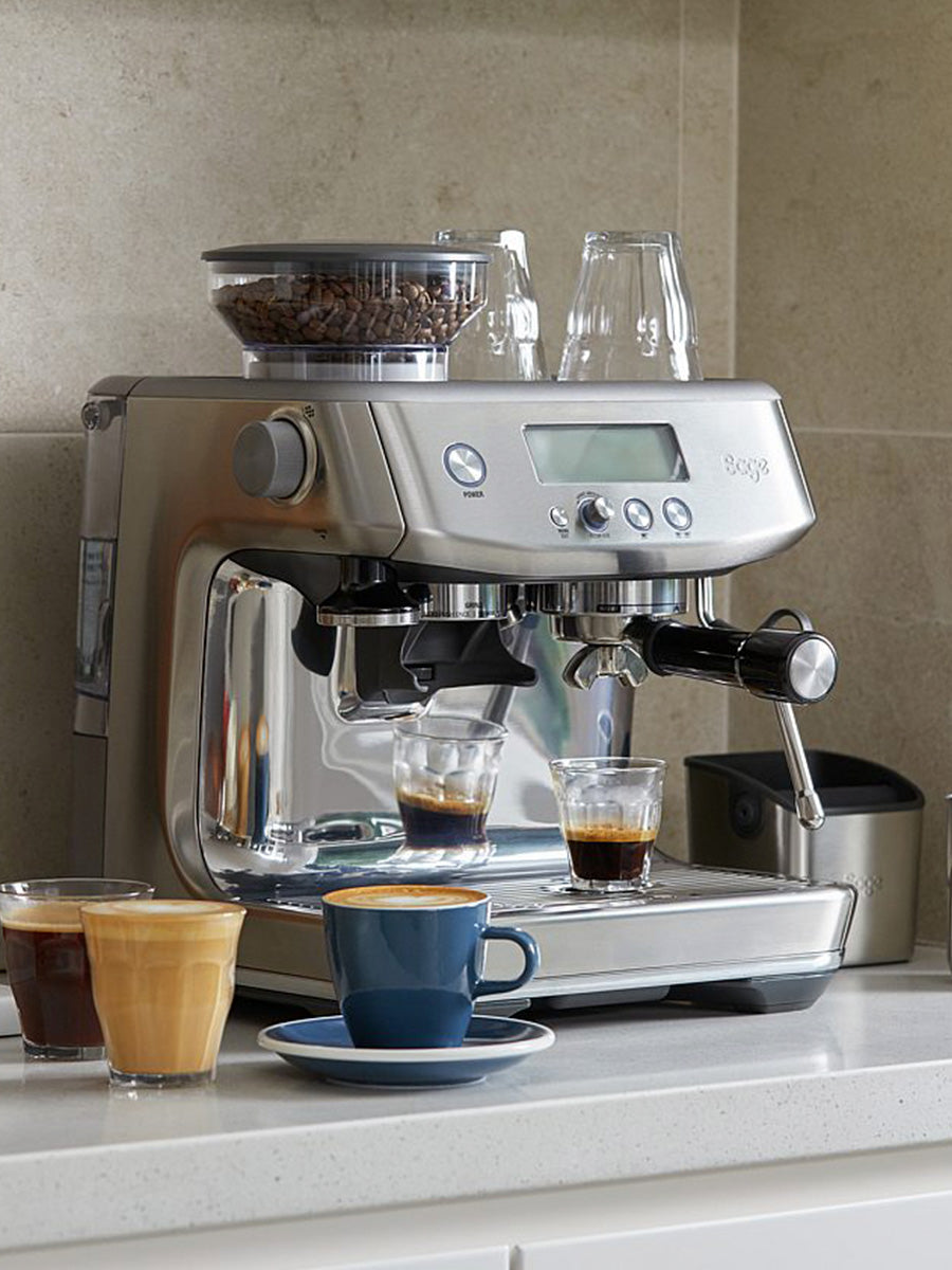Sage SES878 The Barista Pro Coffee Machine, Silver