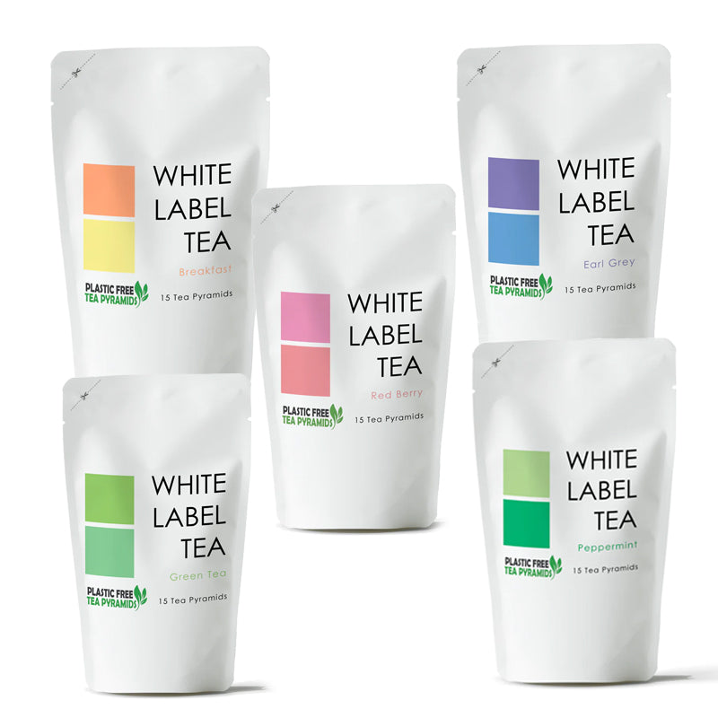 White Label Tea selection pack of 5 Divine Coffee Roasters