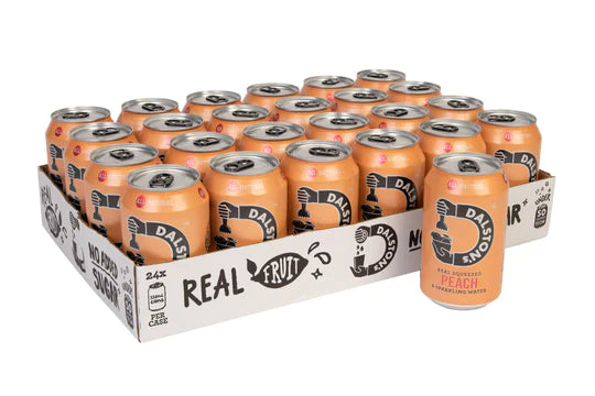 Dalston's Peach Soda 24 Cans