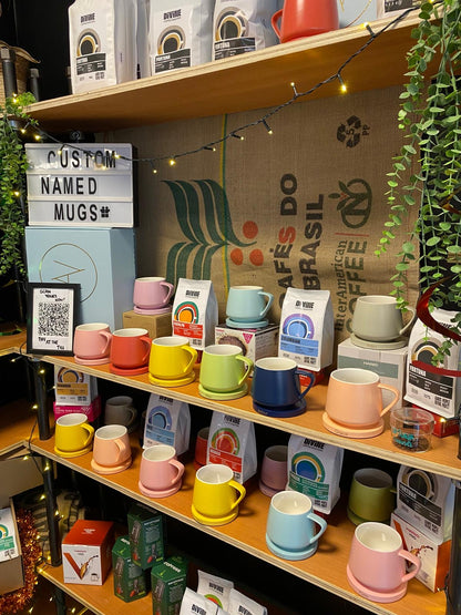 Mug + Personalised Coaster and Coffee Set - Divine x Avorium