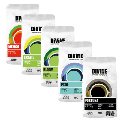 GIFT PACK STARTER SELECTION (5 UNIQUE COFFEES GIFT BOXED)