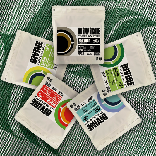 DIVINE STARTER SELECTION PACK (5 UNIQUE COFFEES)