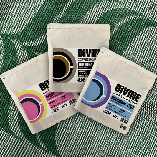 DIVINE COFFEE STARTER SELECTION PACK (3 UNIQUE COFFEES)