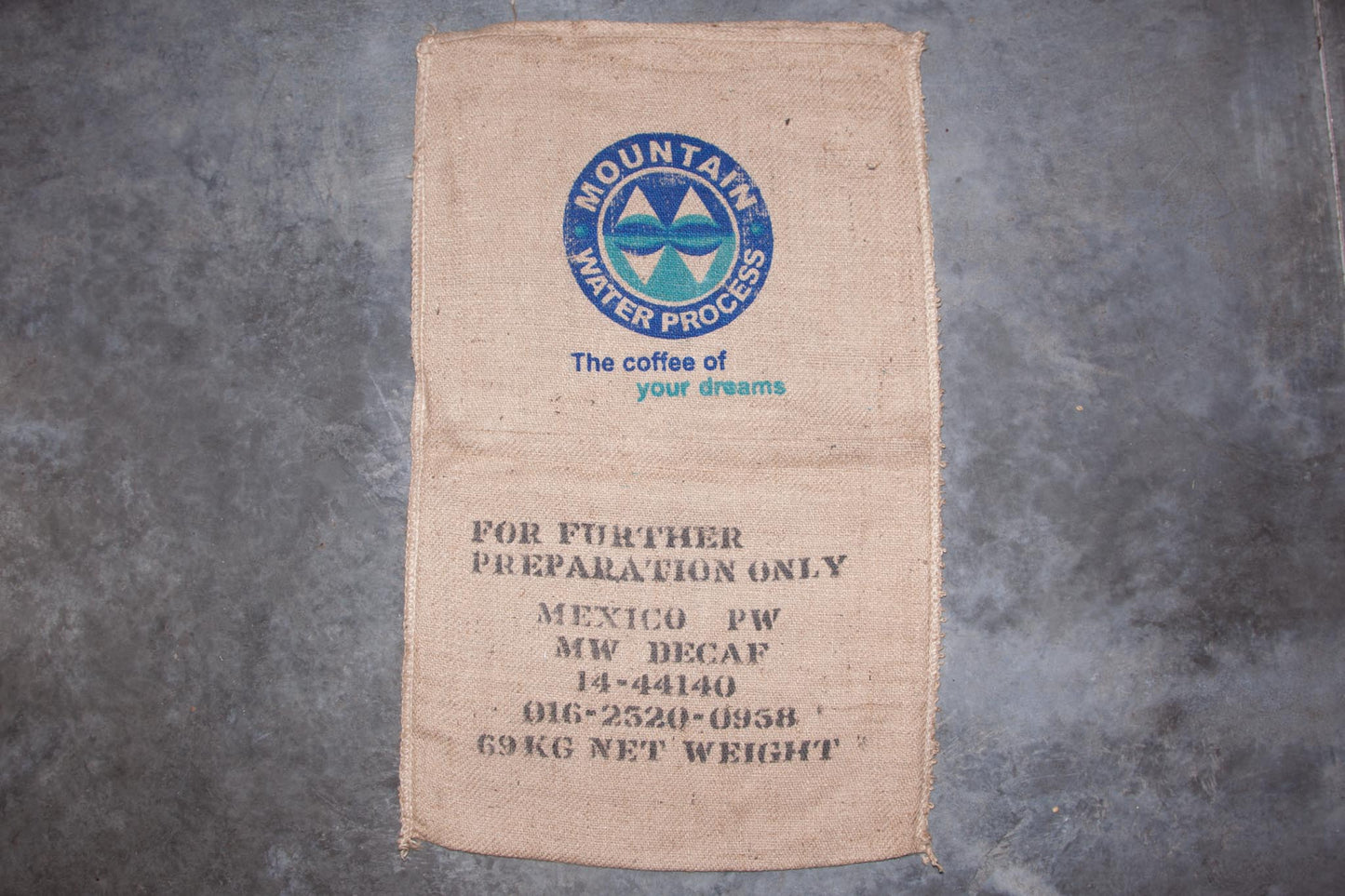 Coffee Hessian Jute Sack x 1