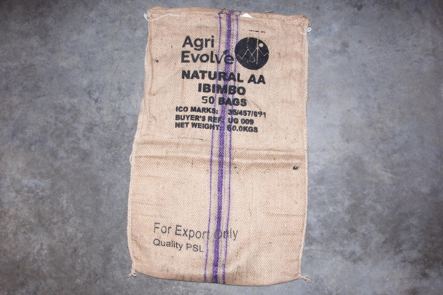 Coffee Hessian Jute Sack x 1