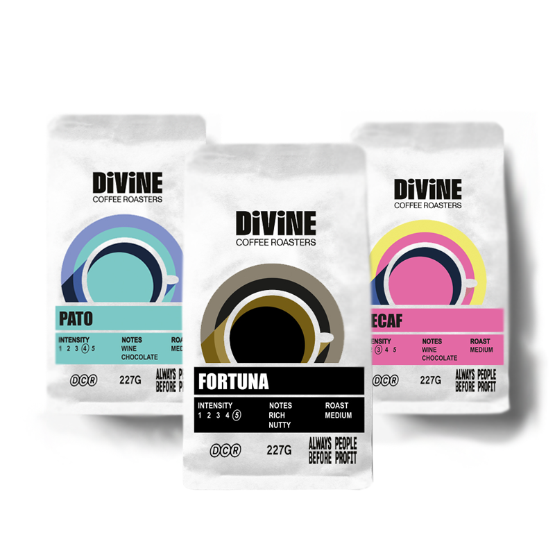 DIVINE COFFEE STARTER SELECTION PACK (3 UNIQUE COFFEES)